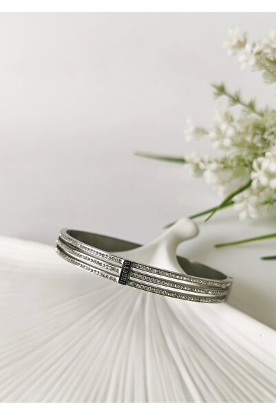 Halley Concept Women's Steel Cuff Bracelet