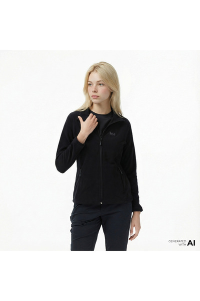 Helly Hansen Fullzip Polar Kadın Siyah Ceket