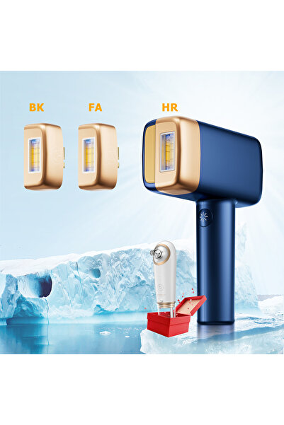 KINSEI BEAUTY T14 Laser Hair Removal Device total 3 Lenses HR BK FA Cooling P...