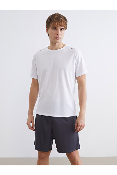 LC Waikiki Nevavm with Difference Oval Collar Men's Sports T-Shirt