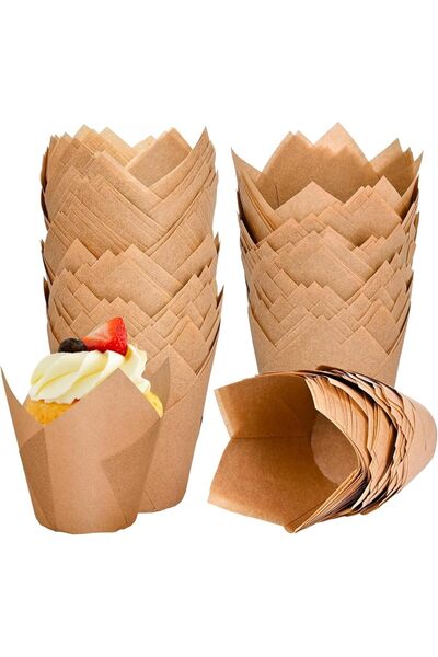 Arabest 200 قالب كب كيك لأكواب الخبز، ورق زبدة صالح للطعام، حاملات قوالب الكب...