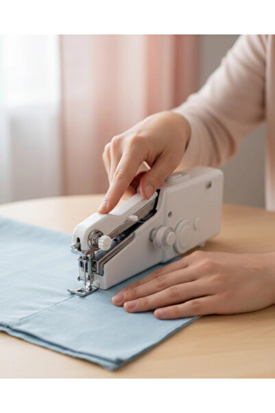 shopwave El Tipi Mini Dikiş Makinesi Perde ve Kıyafet Tamiri İçin