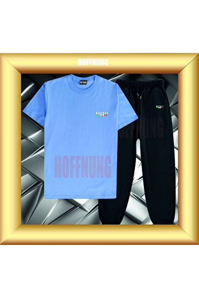 HOFFNUNG UNISEX ležerni set kratkih rukava sa NAPOLI HOFFNING printom, vanjsk...