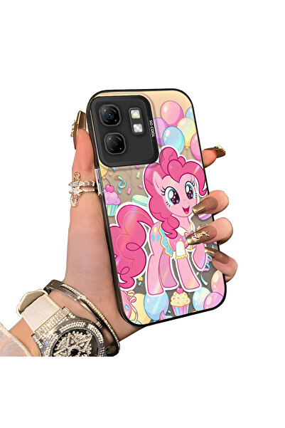 ucuc حافظة حماية من السيليكون الصلب أكريليك الخلفية المتوافقة مع هاتف Infinix...