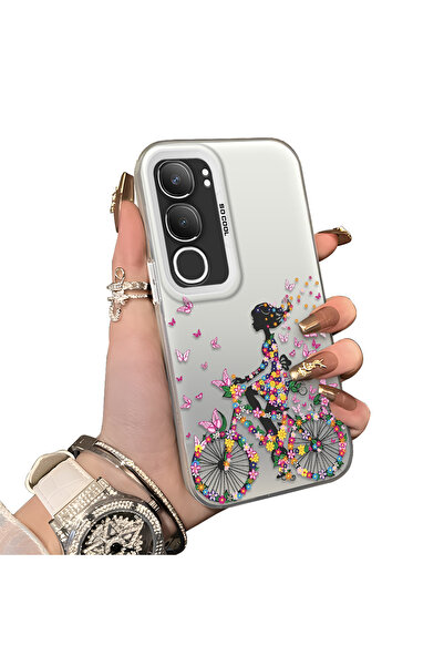 ucuc حافظة حماية لعدسة الهاتف من السيليكون الصلب أكريليك متوافقة مع Vivo Y29 ...