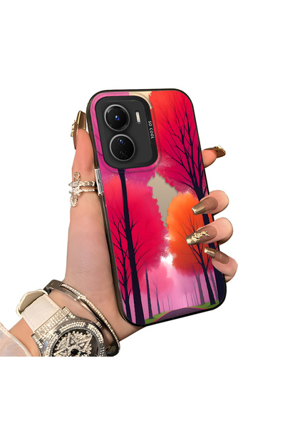 ucuc حافظة حماية لعدسة الهاتف من السيليكون الصلب أكريليك الخلفية المتوافقة مع...