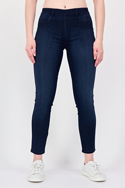 Salsa Women Regular Fit Stretchable Washed Jeans, Navy