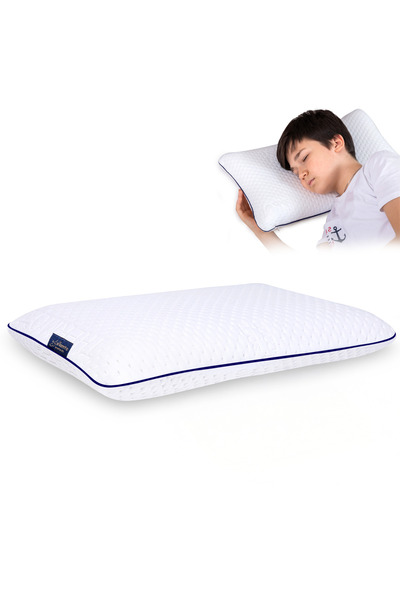 ALKAMTO Visco Ortopedik Çocuk Yastığı 50x32 cm | 2+ Yaş Bebek ve Çocuklar İçi...