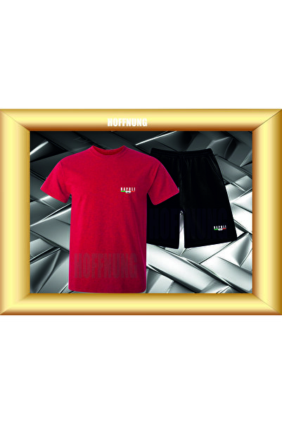 HOFFNUNG UNISEX ležerni set kratkih rukava sa NAPOLI printom, kompletni kratk...