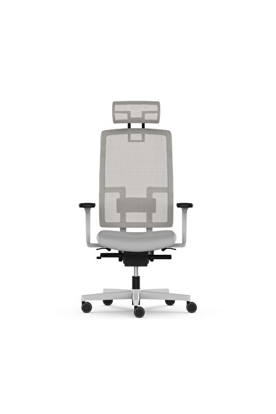 NURUS Me Too Çalışma Sandalyesi - Başlıklı - Gri