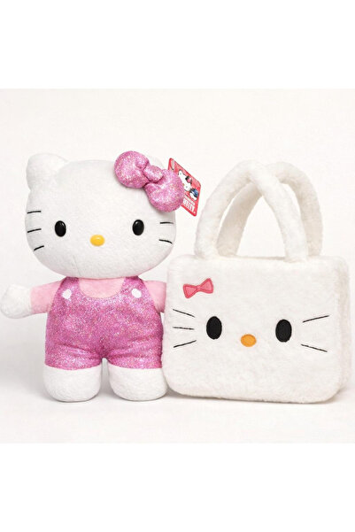 POLLYTOYS PELÜŞ OYUNCAKTA DÜNYA MARKASI Hello Kitty + Peluş Çanta Yeni Seri 3...