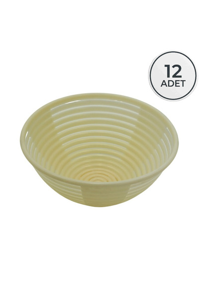 dinckitchen Yuvarlak Trabzon Ekmeği Hamur Mayalama Sepeti Bezli 12 Adet Bezli...