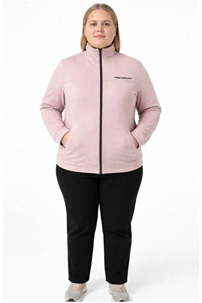 AXXEL Women's Powder Plus Size 2 Thread Tracksuit Set-T-1014