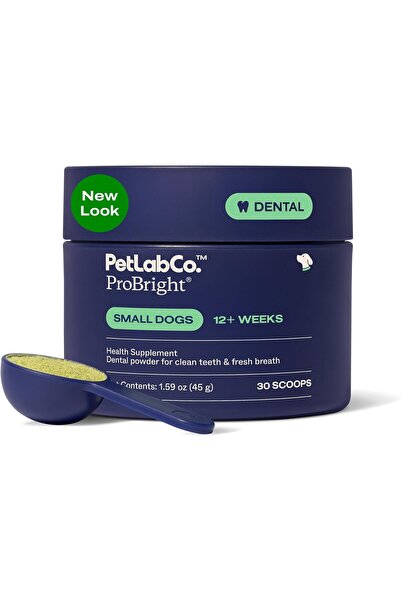 PetLab Co. مسحوق برو برايت لتنظيف أسنان الكلاب من بيت لاب كو. - معطر للفم - ت...