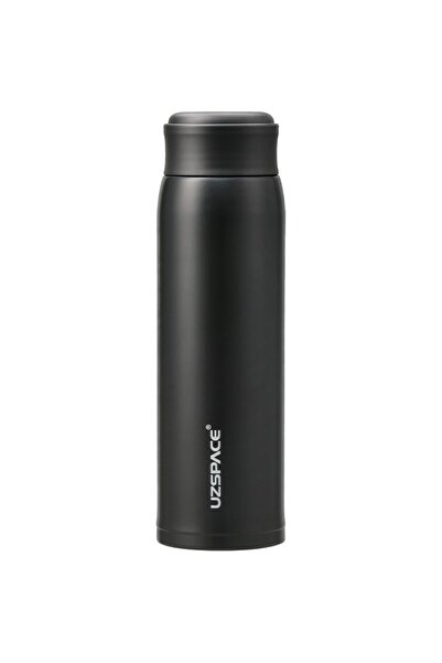 Uzspace Thermos Stainless Steel Vacuum Flask 500ml 4075 - Black