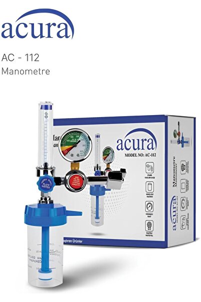 Allians Oksijen Tüpü Manometresi ve Regülatörü 5-10L Tam Set