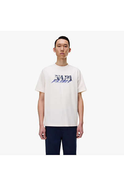 Napapijri S-Lodestar Men's White T-Shirt