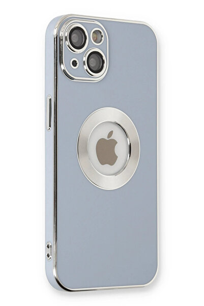 NewFace حافظة HNRLISHP لهاتف آيفون 14 بلس من السيليكون - (11324) أزرق سييرا