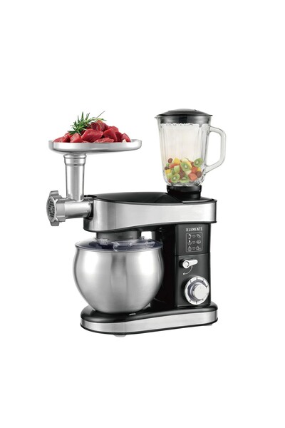 KB-ELEMENTS Robot bucatarie 3-în-1 2000W, 7.5L, 6 viteze, Funtie Pulse, Bol i...