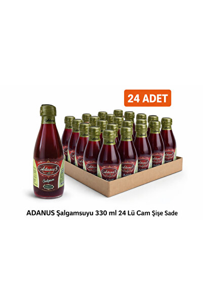 ADANUS Şalgamsuyu 330 ml 24 Lü Cam Şişe Sade
