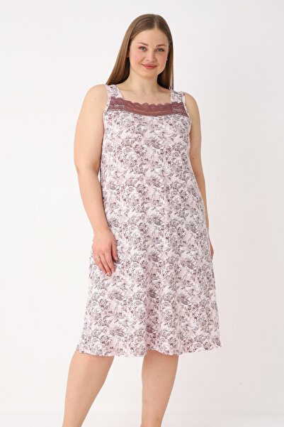 İntensive Ženska noćna haljina veće veličine Sa deznom sa Čipka naramenica Sa...