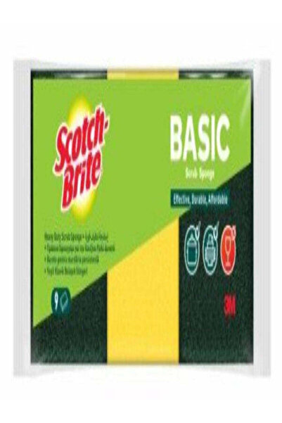 Scotch Brite Scotch-Brite Basic Heavy Duty Scrub Sponge, Effective-Durable-Af...