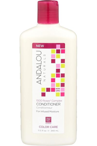 Andalou Naturals بلسم العناية بالشعر المصبوغ من 1000 وردة