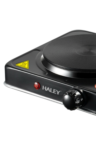 HALEY Plită electrică cu 1 zonă de gătit – 1000W protecție la supraîncălzire Design compact din oțel inoxidabil