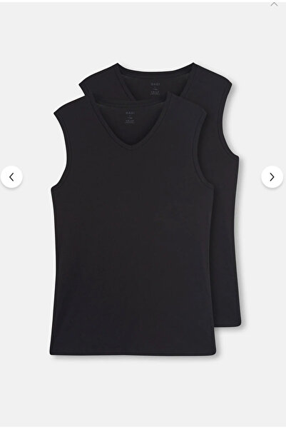 Dagi Men's V-Neck 2-Piece Sleeveless T-Shirt/ Undershirt