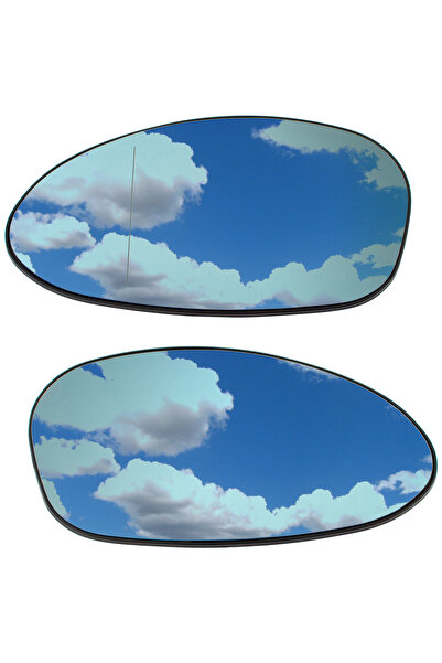 Fanex Inserție oglindă BMW 1 E81 / E82 / E87 / E88 04-13, ALBASTRU ÎNCĂLZIT, ...