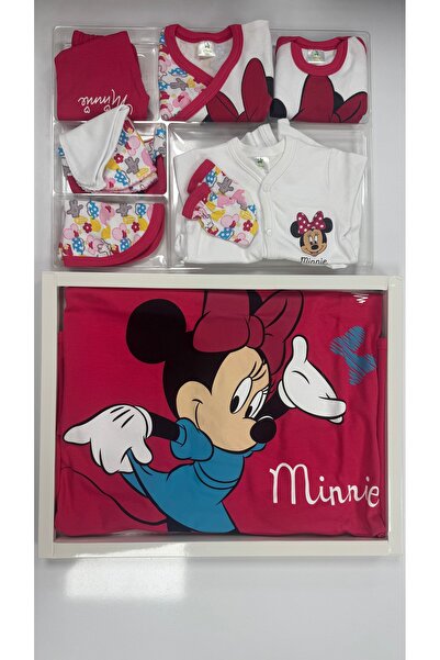 Minnie Mouse طقم إصدار المستشفى للفتيات الصغيرات باللون الوردي حديثي الولادة ...