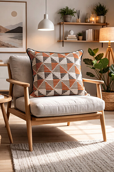 RİTMOHOME Vintage, Antikvitet, Boemski, Skandinavski, Teksturirano, Smeđi Cim...