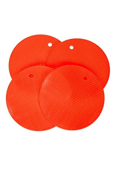 Arabest طقم قواعد سيليكون دائرية للمطبخ بنمط خلية النحل، مقاس 7 بوصات، مكون م...