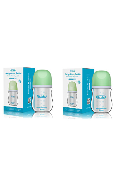 dr.Isla عبوتان زجاجيتان للأطفال سعة 160 مل، مضادتان للانتفاخ، مناسبتان لإطعام...