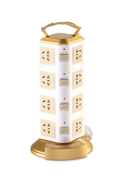 Arabest Multi Plug Surge Protector, Universal Tower Surge Protector with Char...
