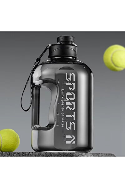 Choice11 1.7L Black-1PC Large Capacity 2 Liter Water Bottle Sports Gym Water ...