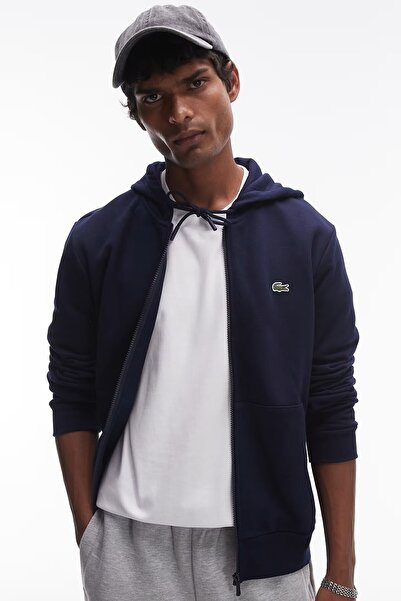 Lacoste Men's Classic Fit Full Zip Hoodie Sweatshirt Erkek Ayarlanabilir Kapü...