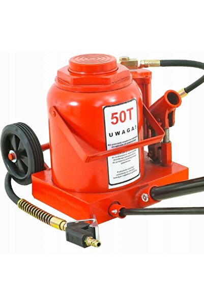 HakanTorna Friko profesyonel 50 Ton Havalı Hidrolik Şişe Kriko Tekerlekli