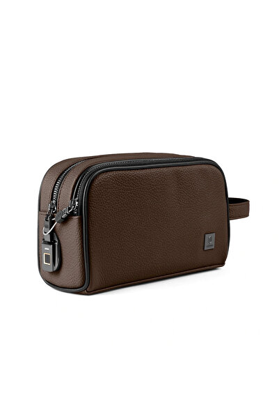 WIWU Phantom Fingerprint Lock Pouch Pro – Brown