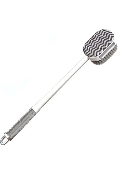 Arabest 2-in-1 Detachable Shower Back Brush, Dual-Sided Body Scrubber with So...