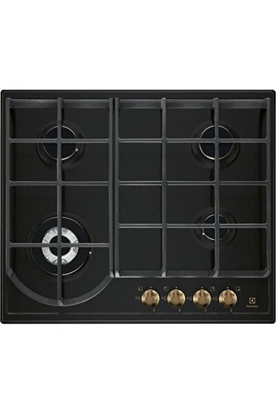 Electrolux Built-in hob EGH6343ROR, Gas, 4 burners, Cast iron grates (Black)