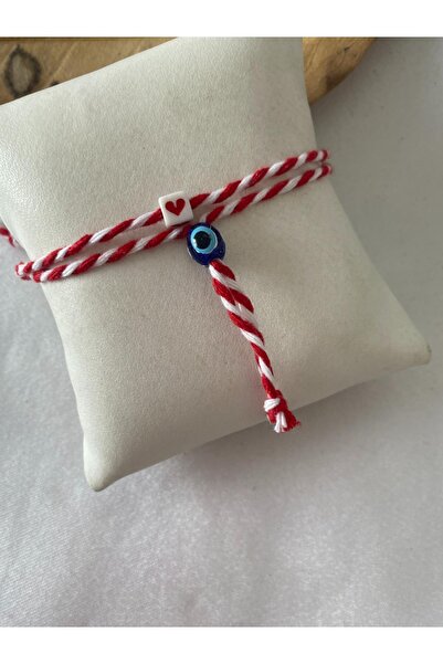 HEDİYEM EVİME Nazar Boncuklu Kalpli İkili Marteniçka Dilek Bilekliği