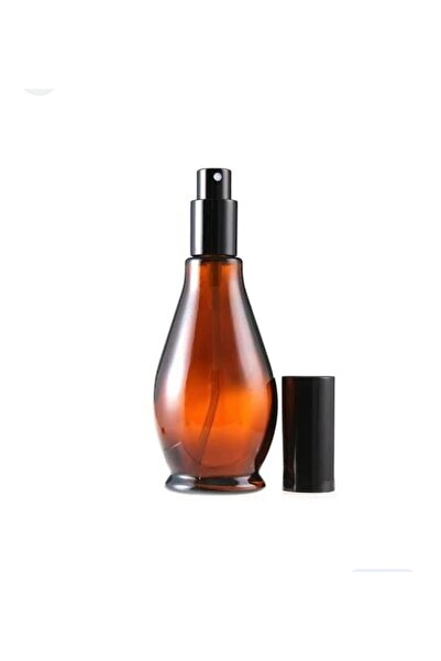 Bcplast 100 ml Amber Cam Parfüm Şişe Metal Spreyli