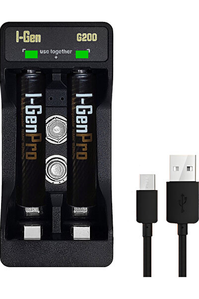 I Gen G211 2'li AA/AAA/9V Pil Şarj Aleti + 2 Adet Aaa Pro 1100 Mah 1.2V Ni-Mh...