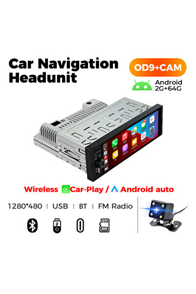 Choice10 OD9 2G 64G كام نافي فلاي 2G+32G عالمي 1 دين أندرويد 6.86 بوصة شاشة ل...