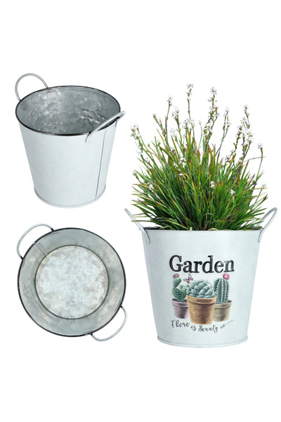 KADAX Capac metalic pentru ghiveci de flori, 12 cm, pentru ghiveci decorativ