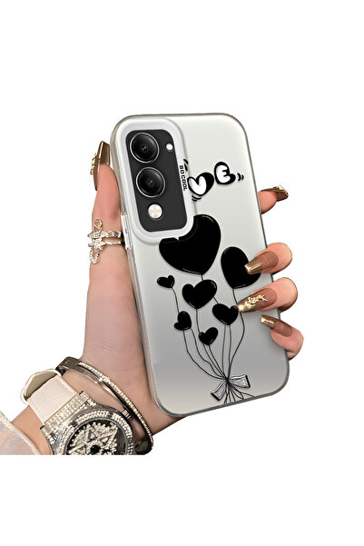 ucuc حافظة هاتف من السيليكون المقاوم للصدمات متوافقة مع Vivo Y19S GT من Heart...