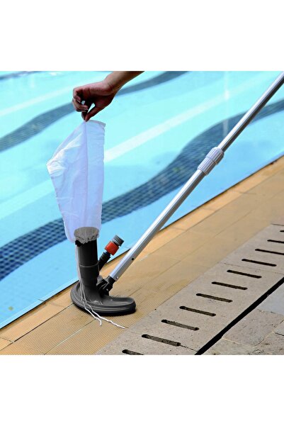 zola Pool cleaning brush, waste collection bag, 25x26x53 cm