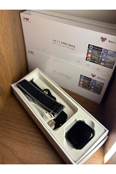 CASTU HK11 Pro Max Akıllı Saat 45mm – 2.02” AMOLED – Sesli Arama – Extra Kord...