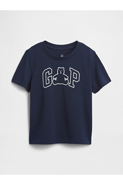 GAP Erkek Bebek Lacivert Logo T-Shirt